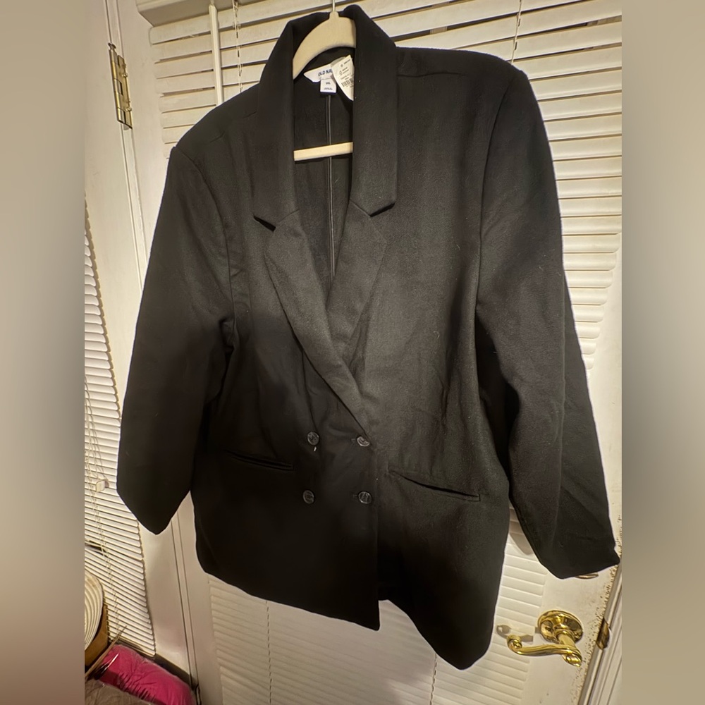 Old Navy Women's Classic Black Blazer Peacoat